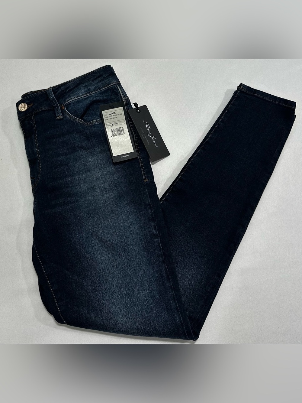 MAVI ALISSA HIGH-RISE SUPER SKINNY JEAN DEEP INDIGO TRIBECA
SIZE:30/10